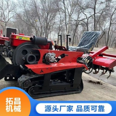 拓昌耕地起壟微耕機 乘坐式翻土施肥播種機 強勁動力